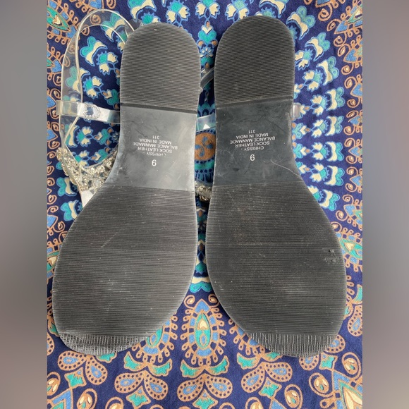 Shoemint Jeweled Sandal - 9 - Picture 2 of 7